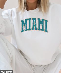 Miami Dolphins Vintage Style Crewneck, Miami Football Sweater, Dolphins Football Sweatshirt, Miami Fan Gift for Her Him