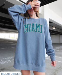 Miami Dolphins Vintage Style Crewneck, Miami Football Sweater, Dolphins Football Sweatshirt, Miami Fan Gift for Her Him