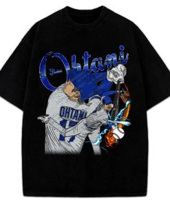 Shohei Ohtani Los Angeles Comic Style LA Baseball Custom Graphic T-Shirt