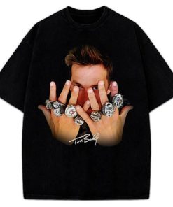 Tom Brady 7 Rings Greatest Of All Time GOAT T-Shirt