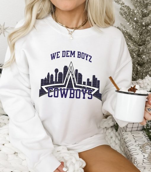 Dallas Sweatshirt, Dallas Football Sweater, Dallas Game Day Crewneck, American Football Sweater