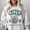 Boston Basketball Vintage Shirt, Celtics 90s Basketball Graphic Tee, Retro For Women And Men Basketball Fan