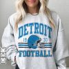 Detroit Football Shirt, Shirt Retro Style 90s Vintage Unisex shirt, Graphic Tee Gift For Football Fan Sport