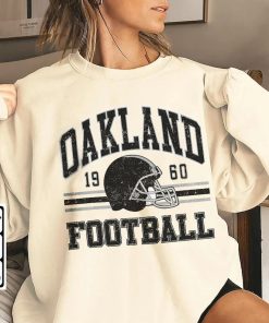 Oakland Football Shirt, Shirt Retro Style 90s Vintage Unisex shirt, Graphic Tee Gift For Football Fan Sport