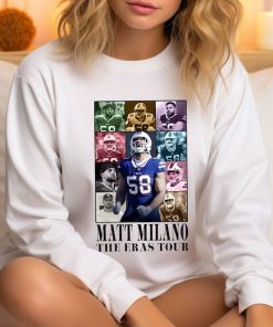 Matt Milano The Eras Tour Shirt, Vintage Matt Milano T-Shirt, America Football Sweatshirt, Gift For Football Fan