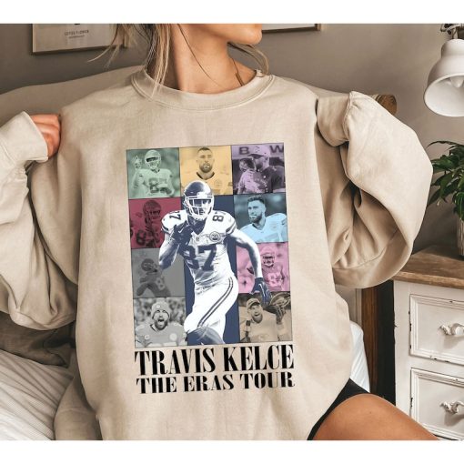 Travis Kelce The Eras Tour Shirt, Vintage Travis Kelce T-Shirt, America Football Sweatshirt, Football Fan Gifts