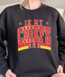 Vintage In My KC Chief Era Sweatshirt, Vintage Travis Kelce T-Shirt, America Football Sweatshirt, Football Fan Gift