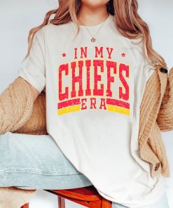 Vintage In My KC Chief Era Sweatshirt, Vintage Travis Kelce T-Shirt, America Football Sweatshirt, Football Fan Gift