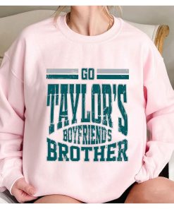 Vintage Go Taylors Boyfriends Brother Shirt, Jason Kelce Sweatshirt, Football Eagle T-Shirt, Jason Kelce Eagles Tee