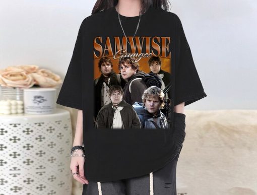 Samwise Gamgee T-Shirt, Samwise Gamgee Shirt, Samwise Gamgee Tees, Samwise Gamgee Homage, Casual T-Shirt, College Shirt