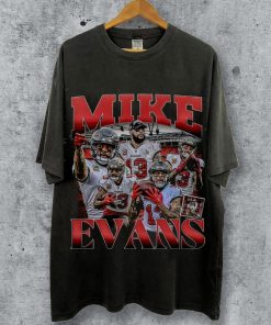 Vintage Graphic 90s Mike Evans Unisex T-shirt, Mike Evans Vintage Graphic 90s Unisex Hoodie, Sweatshirt, Bootleg Rap Tee