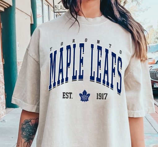 Toronto Hockey Crewneck, Vintage Style Toronto Maple Leafs Sweatshirt, Toronto Maple Leafs Sweatshirt