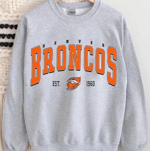 Vintage Denver Football Shirt Football shirts, Denver sweatshirts, football crewnecks, and football fan gifts