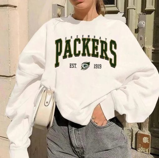 Green Bay Football Shirt, Vintage Style Green Bay Football Crewneck, Football Sweatshirt, Green Bay Sweatshirt