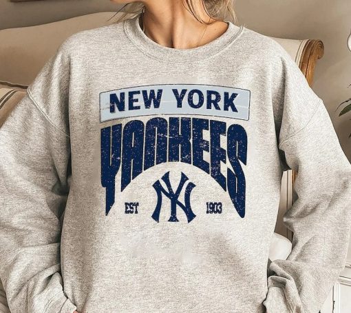 Vintage 90s New York Baseball EST 1903 Crewneck Shirt, Baseball Fan Shirt, Unisex Tshirt Hoodie Sweater