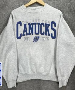 Vancouver Canucks Shirt, Canucks Tee, Hockey Sweatshirt, Vintage Sweatshirt, Hockey Fan Shirt, Vancouver Hockey Shirt