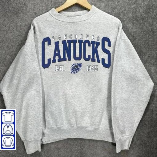 Vancouver Canucks Shirt, Canucks Tee, Hockey Sweatshirt, Vintage Sweatshirt, Hockey Fan Shirt, Vancouver Hockey Shirt