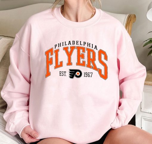 Vintage Philadelphia Flyers Sweatshirt, Philadelphia Flyers Hockey Shirt, Philadelphia Hockey Sweater, Hockey Fan Gifts