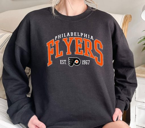 Vintage Philadelphia Flyers Sweatshirt, Philadelphia Flyers Hockey Shirt, Philadelphia Hockey Sweater, Hockey Fan Gifts