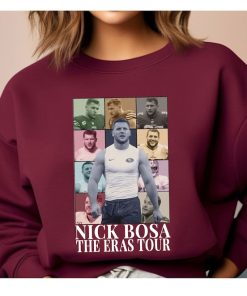 Nick Bosa Eras Tour Shirt, Vintage Nick Bosa Sweatshirt, American Football Fan T-Shirt, Sport Lover Shirt