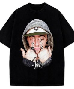 Mac Miller T-Shirt Malcom McCormick Tribute Larry Fisherman Rap Graphic T-Shirt