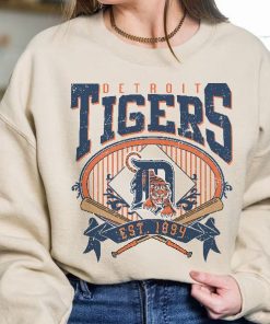 Detroit Baseball Sweatshirt | Vintage Style Detroit Baseball Crewneck Sweatshirt | Detroit EST 1894 Sweatshirt