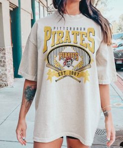 Pittsburgh Baseball Sweatshirt | Vintage Style Pittsburgh Baseball Crewneck Sweatshirt | Pittsburgh EST 1887 Sweatshirt