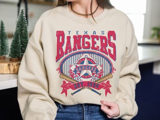 Texas Baseball Sweatshirt | Vintage Style Texas Baseball Crewneck Sweatshirt | Texas EST 1835 Sweatshirt | Game Day