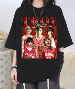 Limited Troy Bolton T-Shirt, Troy Bolton Shirt, Troy Bolton Tees, Troy Bolton Homage, Casual T-Shirt, College Shirt