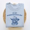 In My Rambunctious Era, Funny Sweatshirt, Raccoon Crewneck, Meme Sweatshirt, Cartoon Meme Top, Vintage Cartoon Sweater