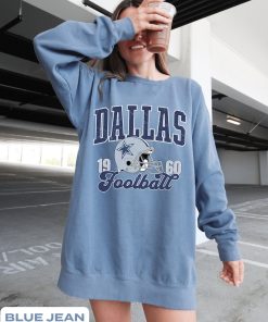 Vintage Style Dallas Football Sweatshirt, Dallas Football Sweater, Dallas Crewneck, Gift for Men Women, Comfort Colors