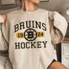 Vintage Boston Bruins Shirt, Boston Bruins Hockey Sweatshirt, Boston Hockey T-shirt, Hockey College Sweater