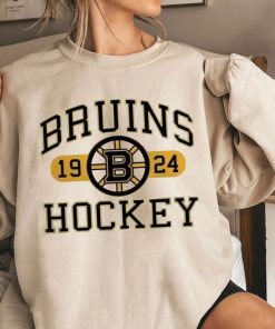 Vintage Boston Bruins Shirt, Boston Bruins Hockey Sweatshirt, Boston Hockey T-shirt, Hockey College Sweater