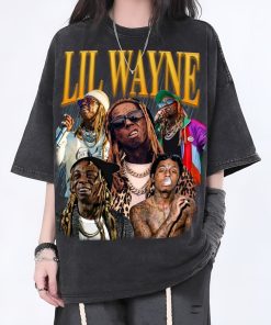 Lil Wayne Vintage 90s Shirt | Sweatshirt | Hoodies, Lil Wayne T-Shirt, Hip hop RnB Rap Unisex Homage Tee