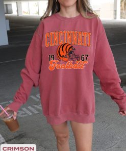 Cincinnati Football Vintage Style Sweatshirt, Cincinnati Football Sweater, Cincinnati Crewneck