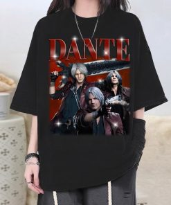 Limited Dante Devil May Cry T-Shirt, Dante Shirt, Dante Tees, Dante Homage, New Movie T-Shirt, Vintage T-Shirt