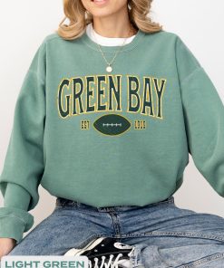 Green Bay Football Vintage Style Comfort Colors Sweatshirt, Green Bay Retro Crewneck Sweatshirt, Green Bay Long Sleeve