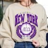 New York University, New York Shirt, Vintage NYU Sweater, NYC School Shirt, Preppy NY Hoodie, Varsity Pullover