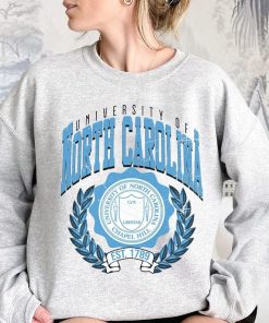 North Carolina University Shirt in a vintage style, North Carolina College Shirt, North Carolina University Shirt