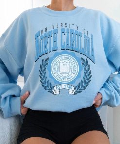 North Carolina University Shirt in a vintage style, North Carolina College Shirt, North Carolina University Shirt