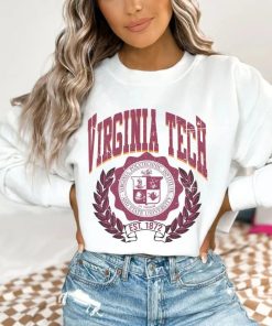 University of Virginia Tech - 1872 Shirt, Vintage University of Virginia Tech-1872 Shirt