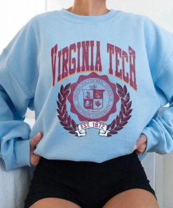 University of Virginia Tech - 1872 Shirt, Vintage University of Virginia Tech-1872 Shirt