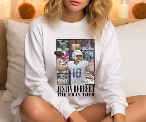 Justin Herbert The Eras Tour Shirt, Justin Herbert Football Shirt, Justin Herbert Shirt For Fans