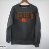 Cleveland Football Vintage Style Comfort Colors Sweatshirt, Cleveland Fan Crewneck Shirt, Cleveland Sports Apparel