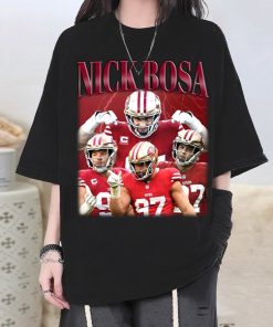 Nick Bosa T-Shirt, Nick Bosa Shirt, Nick Bosa Tees, Nick Bosa Homage, Retro T-Shirt, Unisex Shirt, Trendy Sweatshirt