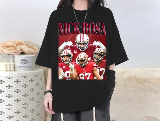 Nick Bosa T-Shirt, Nick Bosa Shirt, Nick Bosa Tees, Nick Bosa Homage, Retro T-Shirt, Unisex Shirt, Trendy Sweatshirt