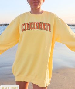 Vintage Style Cincinnati Football Sweatshirt, Cincinnati Football Sweater, Cincinnati Crewneck, Gift for Her Him Fan