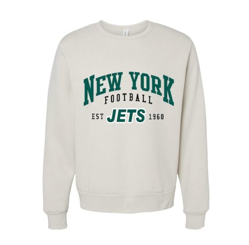 NEW YORK Jets Vintage Sweatshirt | Crew Neck | Jets Football Sweatshirt | NFL Football Sweatshirt