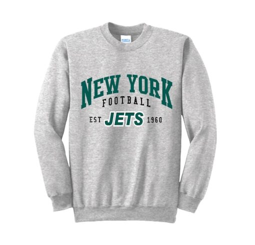 NEW YORK Jets Vintage Sweatshirt | Crew Neck | Jets Football Sweatshirt | NFL Football Sweatshirt