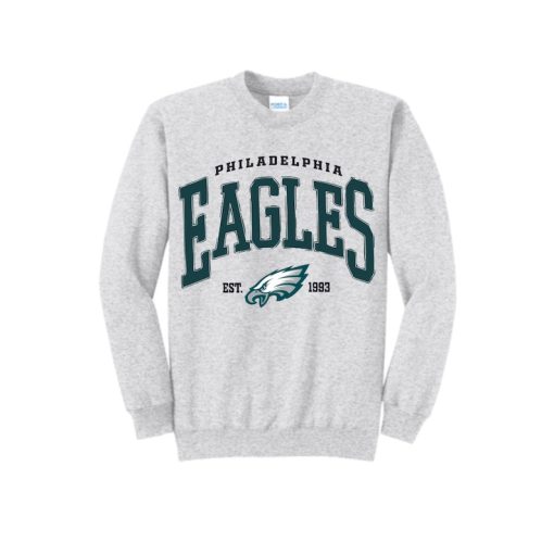 PHILADELPHIA Eagles Vintage Sweatshirt | Crew Neck | Eagles Football Sweatshirt | NFL Football Sweatshirt